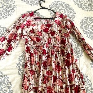 Torrid Flower Print  Babydoll fit  Dress cinch waist